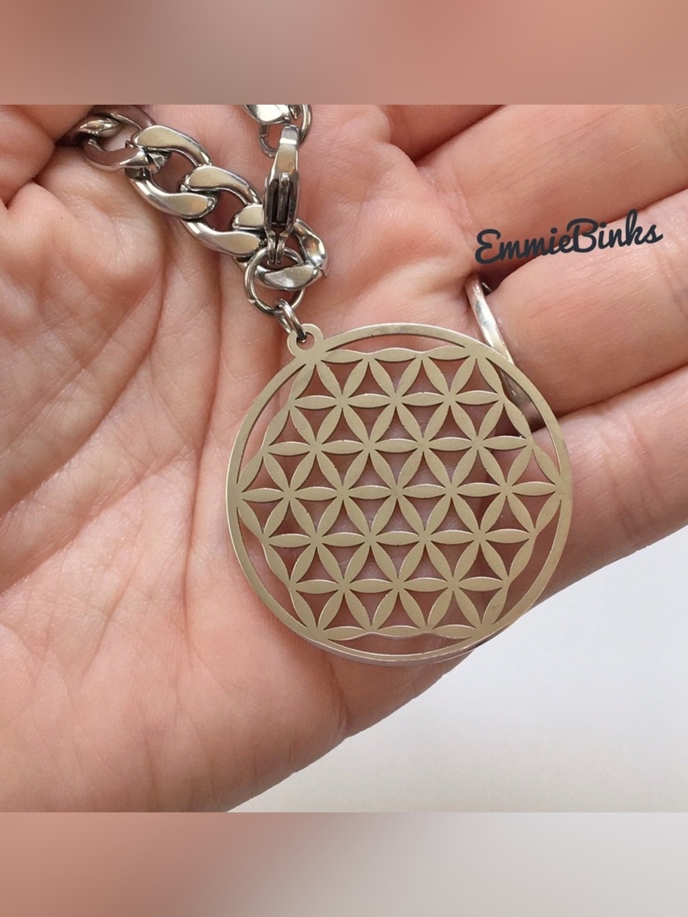 ✨3/$38 New Sacred Geometry Flower of Life Stainless Steel Geometric Bracelet